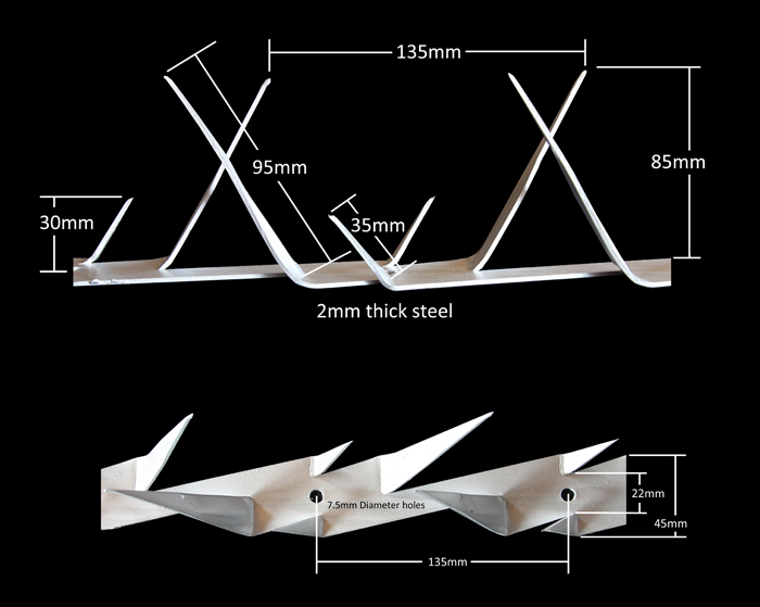 High Quality Wall Spike Fence :Our wall spike is to be No.1 Высококачественный настенный забор с шипами: Наш настенный шип должен быть № 1.