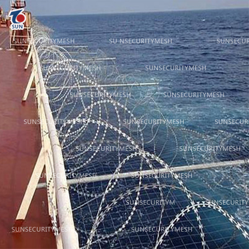 Spiral razor wire Спиральная колючая проволока