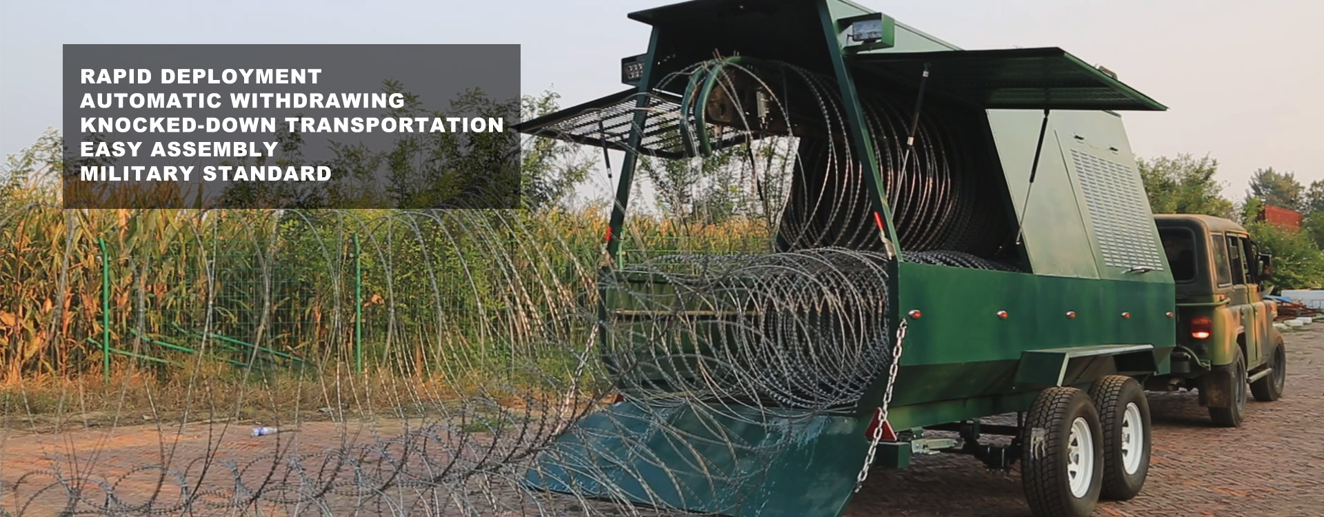 One Rapid Deployment Barrier is Worth of 100 Police Один барьер быстрого развертывания стоит 100 полицейских