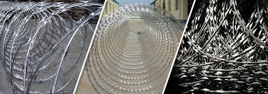 Колючая проволока, используемая в тюрьме