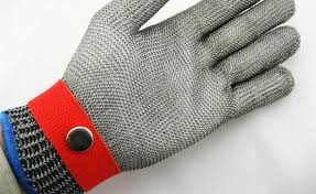 Защитные перчатки из нержавеющей стали