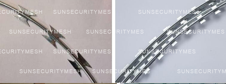 Прямая бритвенная проволока