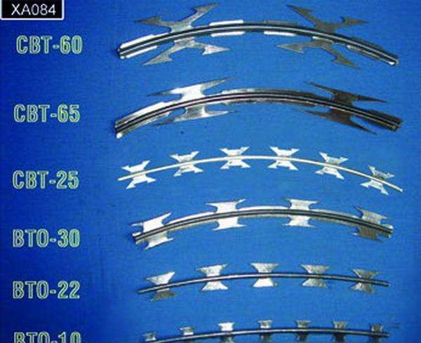 CBT65 BTO22 CBT60 Спиральное ограждение концертины