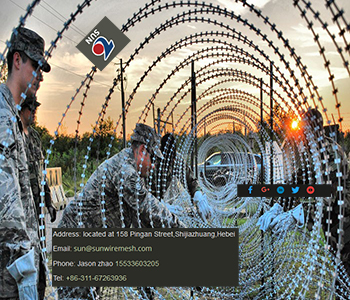 Барьеры из колючей проволоки 